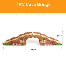 Load image into Gallery viewer, Beech Wooden Train Track Railway Bridge Tunnel Accessories Fit for Brio Wood Train Pieces Educational Toys for Children Gifts