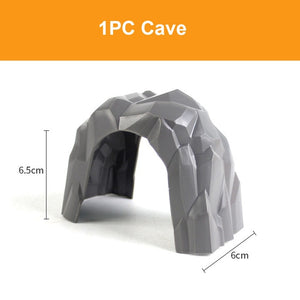 Beech Wooden Train Track Railway Bridge Tunnel Accessories Fit for Brio Wood Train Pieces Educational Toys for Children Gifts