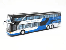 Load image into Gallery viewer, Sale High quality 1:32 alloy pull back bus model,high imitation Double sightseeing bus,flash toy vehicle, free shipping