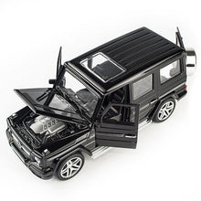Load image into Gallery viewer, 1:32 Alloy Pull Back Model Car Model Toy Sound Light Pull Back Toy Car For G65 SUV AMG Toys For Boys Children Gift