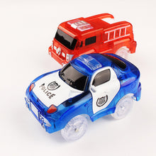 Load image into Gallery viewer, Magical Track Cars LED Light Electronics Car Tracks Toy Cars Parts Car Rail Race Track Children&#39;s Toys For Boys Birthday Gifts