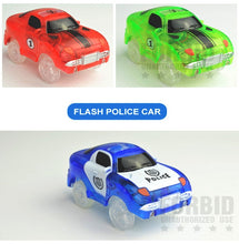 Load image into Gallery viewer, Magical Track Cars LED Light Electronics Car Tracks Toy Cars Parts Car Rail Race Track Children&#39;s Toys For Boys Birthday Gifts