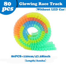 Load image into Gallery viewer, Magical Track Cars LED Light Electronics Car Tracks Toy Cars Parts Car Rail Race Track Children&#39;s Toys For Boys Birthday Gifts